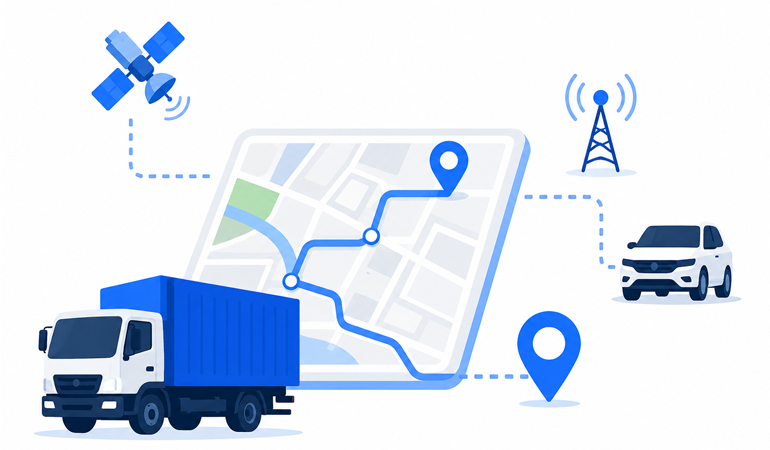 Cara Memantau Armada Truk dan Kendaraan Operasional Secara Real-Time Tanpa GPS Tambahan
